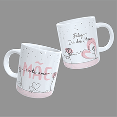 Arte Caneca Mãe Eu Te Amo Feliz Dia Das Mães Arquivo Png