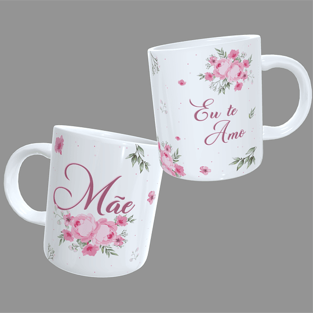 Arte Caneca Mãe Eu Te Amo Violeta Arquivo Png