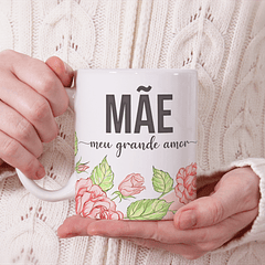 Arte Caneca Mãe Meu Grande Amor Arquivo Png