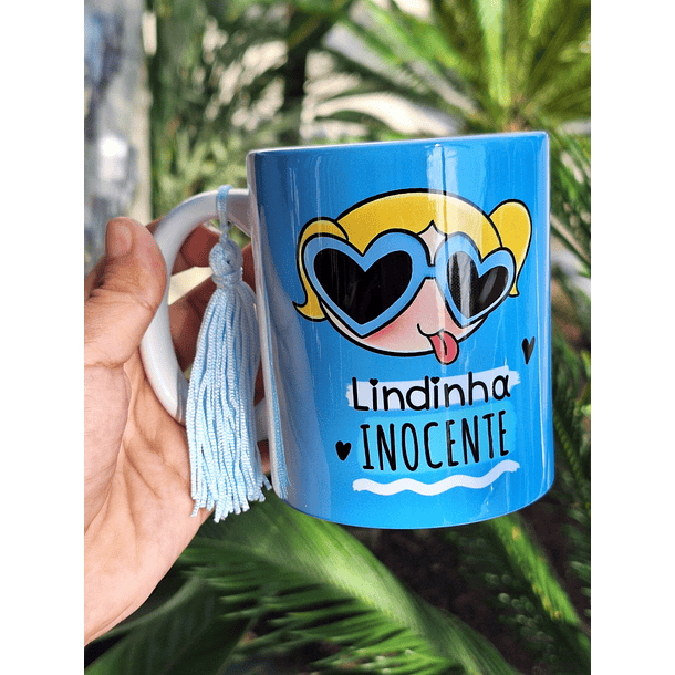 Arte Caneca Lindinha Inocente Arquivo Png