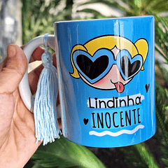 Arte Caneca Lindinha Inocente Arquivo Png