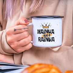 Arte Caneca Mainha Que é Rainha Arquivo Png