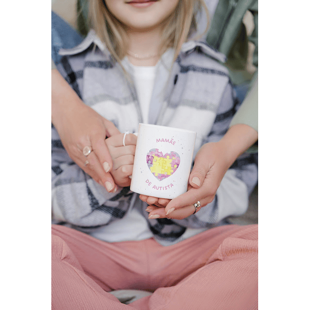 Arte Caneca Mamãe de Autista Filiz dia das Mães Arquivo Png 2