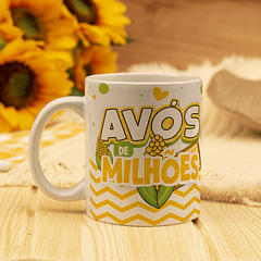 Arte Caneca Avós De Milhões Arquivo Png