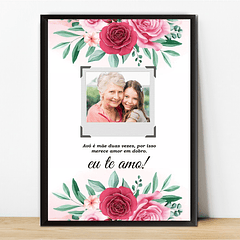 Arte Quadro Avó É Mãe Duas Vezes, Por Isso Merece Amor Em Dobro Arquivo Png