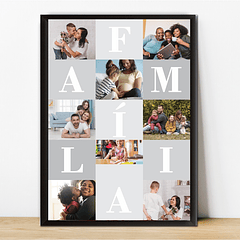 Arte Quadro Família Fotos Quebra Cabeça Arquivo Png