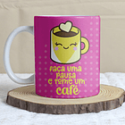 3 Artes Caneca Pausa Café e Chocolate em Arquivo Editável 1