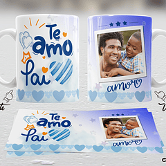 10 Artes para Caneca Dia dos Pais em Arquivo Editável