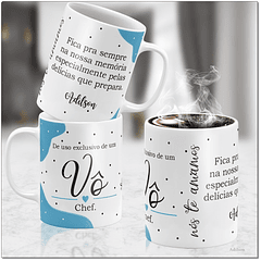 14 Artes para Caneca Dia dos Avós Tipos de Avós Arquivo Editável 