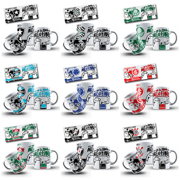 20 Artes para Caneca Dia dos Pais Flork Torcedores Times Arquivo em Jpg 1