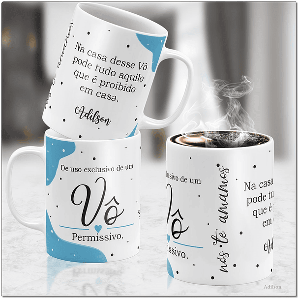 14 Artes para Caneca Dia dos Avós Tipos de Avós Arquivo Editável  9