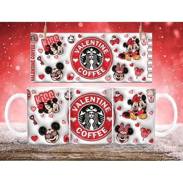 21 Artes para Caneca Inflados Dia dos Namorados Personagens Arquivo em Jpg 6