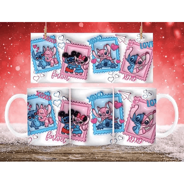 21 Artes para Caneca Inflados Dia dos Namorados Personagens Arquivo em Jpg 8