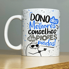 Arte Caneca Dono Dos Melhorres Conselhos E Das Piores Piadas! Arquivo Png