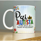 Arte Caneca Pai De Autista Com Amor, As Peças Se Encaixam Arquivo Png 2