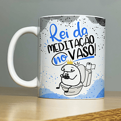 Arte Caneca Rei Da Meditação No Vaso Arquivo Png