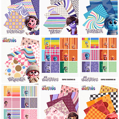 Arquivo para Encadernação Emotivos Divertidamente 2 em Png