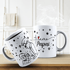 10 Artes Caneca Dia dos Pais Minimalista Arquivo Editável  1