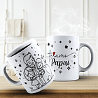 10 Artes Caneca Dia dos Pais Minimalista Arquivo Editável  4