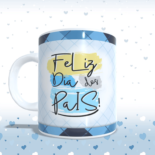 Arte Caneca Feliz Dia Dos Pais Arquivo Png