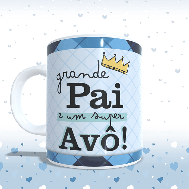 Arte Caneca Grande Pai É Um Super Avô Arquivo Png