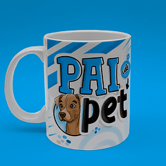 Arte Caneca Pai De Pet Cachorro Arquivo Png