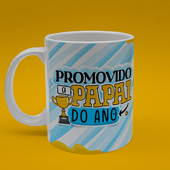 Arte Caneca Promovido A Papai Do Ano Arquivo Png