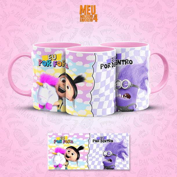 20 Artes para Caneca Meu Malvado Favorito Minions 4 Arquivos em Jpg 10