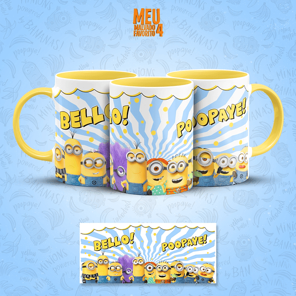 20 Artes para Caneca Meu Malvado Favorito Minions 4 Arquivos em Jpg 12