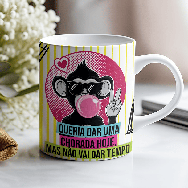 5 Artes para Caneca Frases Animais Deboche Arquivo Editável  5