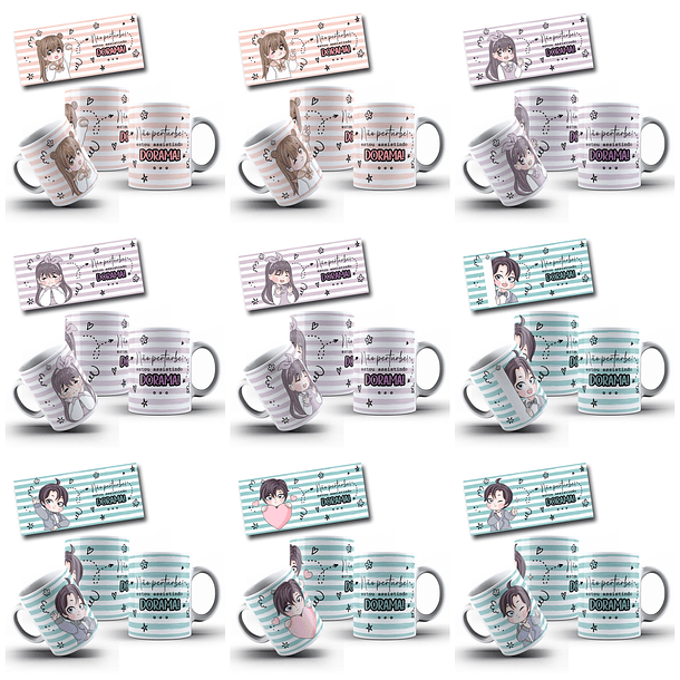 16 Artes para Caneca Doramas Arquivo em Jpg 1