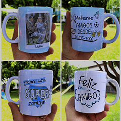 21 Artes para Caneca Amizade Masculino Arquivo Editável