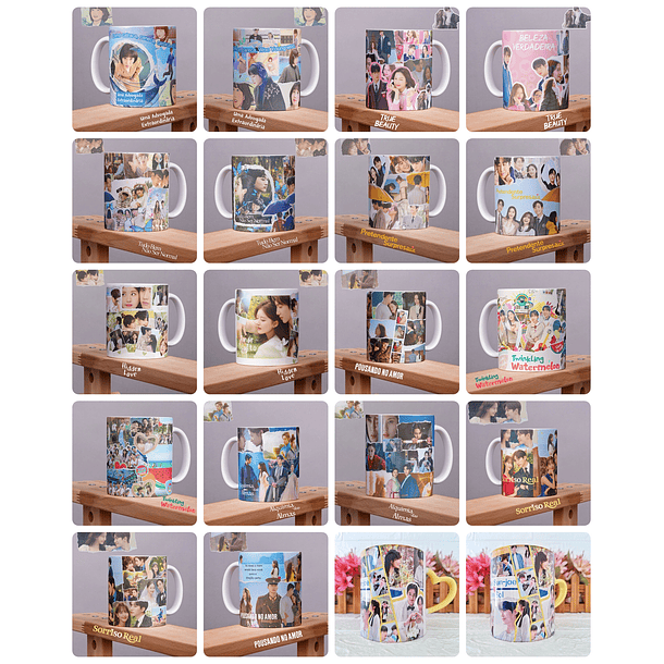 25 Artes para Caneca Colagens Dorama Arquivo em Jpg 2