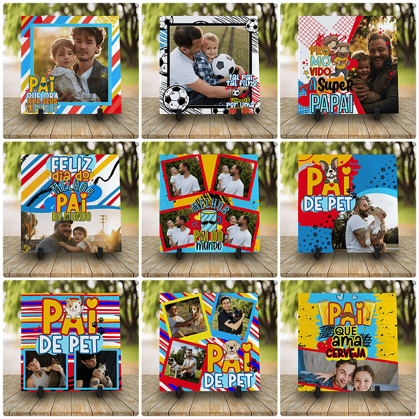 40 Artes para Azulejo Dia dos Pais Arquivo em Jpg 2