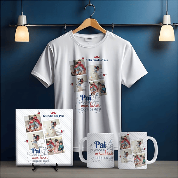 36 Artes para Caneca Azulejo e Camisa Dia dos Pais Arquivo Editável   8