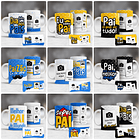 20 Artes para Caneca Dia dos Pais Arquivo Editável 1