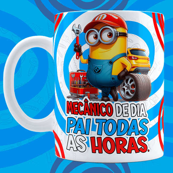 20 Artes para Caneca Minions Dia dos Pais Profissões Arquivo em Jpg  14