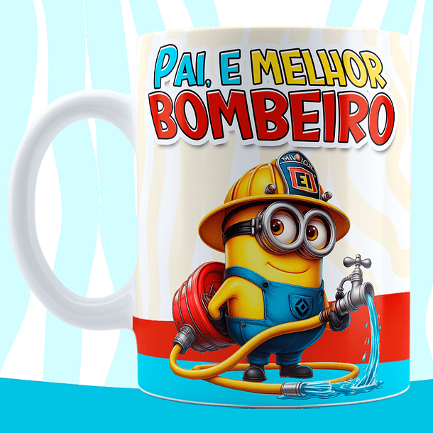 20 Artes para Caneca Minions Dia dos Pais Profissões Arquivo em Jpg  27