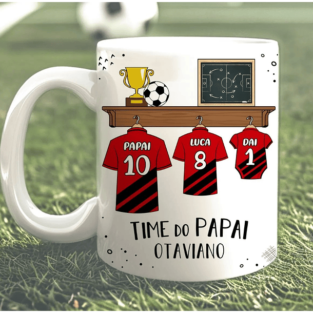 26 Artes para Caneca Futebol Dia dos Pais Arquivo em Jpg 4
