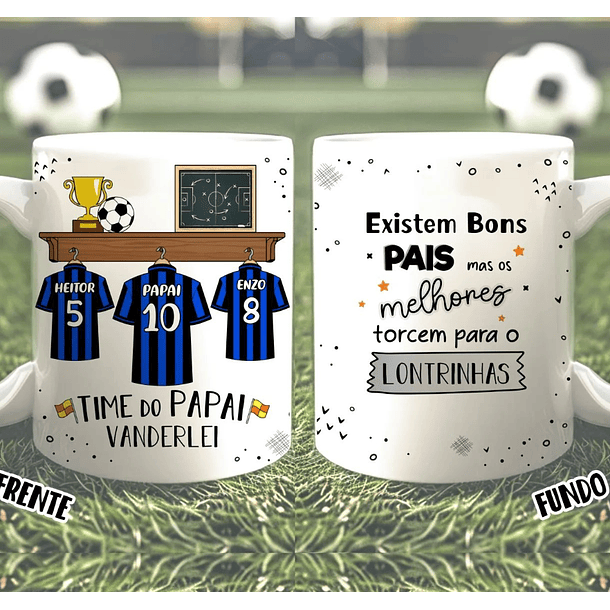 26 Artes para Caneca Futebol Dia dos Pais Arquivo em Jpg 6