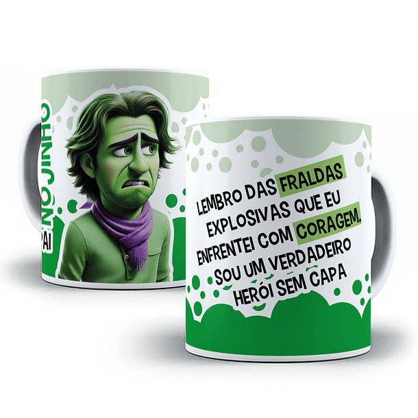 10 Artes para Caneca Dia dos Pais Divertidamente Arquivo em Jpg   10