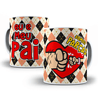 18 Artes para Caneca Dia dos Pais Cartoon Arquivo em Jpg  8