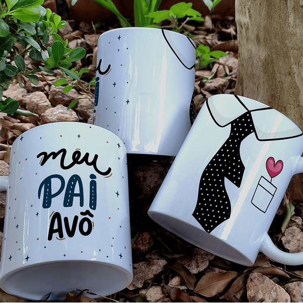 6 Artes para Caneca Dia dos Pais Arquivo Editável 3