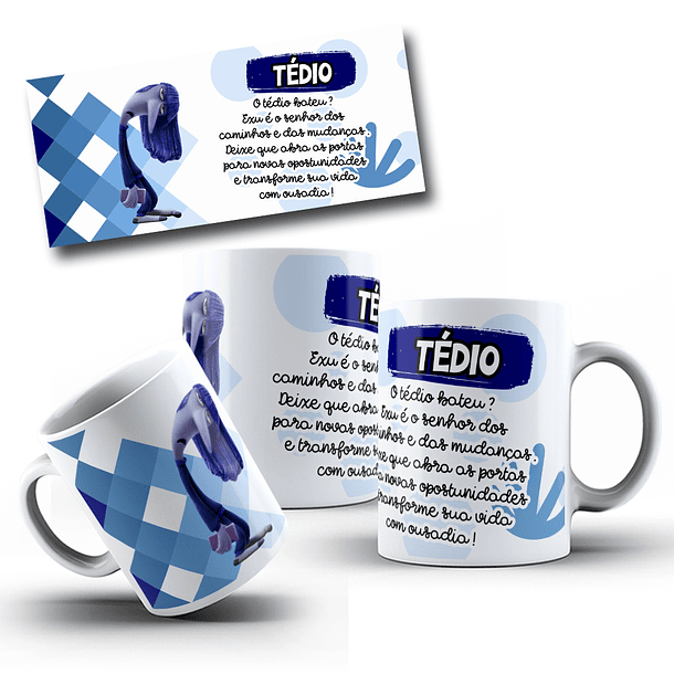 9 Artes para Caneca Divertidamente Orixás Arquivo em Jpg  2