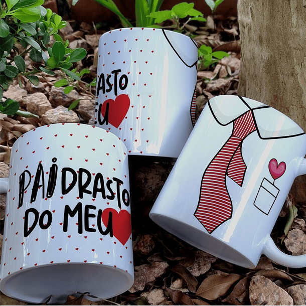 6 Artes para Caneca Dia dos Pais Arquivo Editável 6