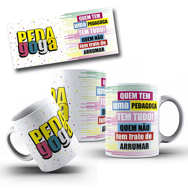 9 Artes para Caneca Profissões Arquivo Editável  4