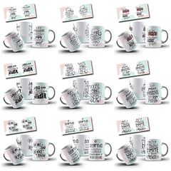 63 Artes para Caneca Frases Motivacionais Arquivo em Jpg 