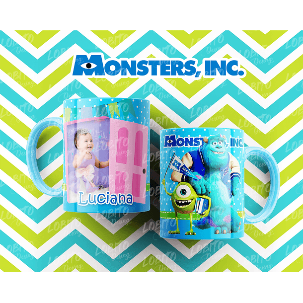 10 Artes para Caneca Monstros SA Arquivo Editável  2