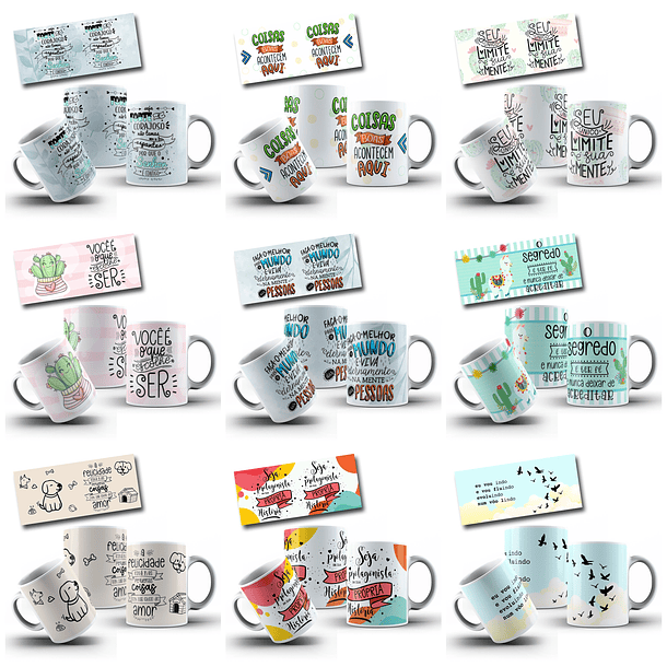 63 Artes para Caneca Frases Motivacionais Arquivo em Jpg  6