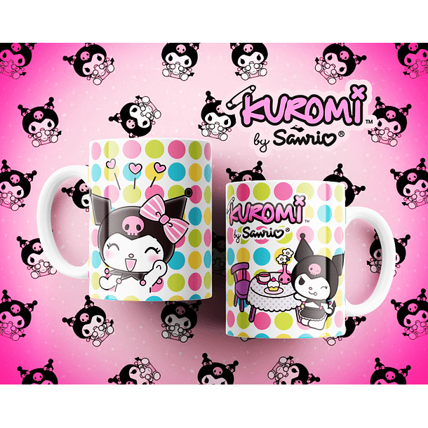 10 Artes para Caneca Kuromi Arquivo Editável  5
